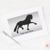 Sticker Rectangulaire Fries Paard (Enveloppe)