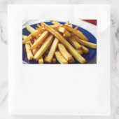 Sticker Rectangulaire Frites (Sac)