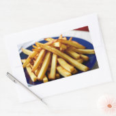 Sticker Rectangulaire Frites (Enveloppe)