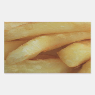 Sticker Rectangulaire Frites/fritures
