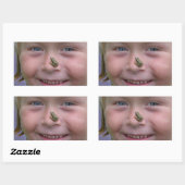 Sticker Rectangulaire Frog (Feuille)