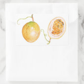 Sticker Rectangulaire Fruit de passion jaune (Sac)