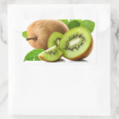 Sticker Rectangulaire Fruit kiwi vert (Sac)