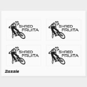 Sticker Rectangulaire Fruita Shred Colorado VTT (Feuille)