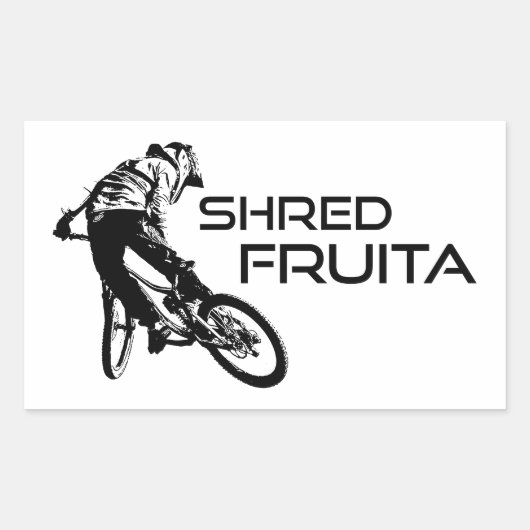 Sticker Rectangulaire Fruita Shred Colorado VTT (Devant)