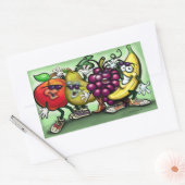 Sticker Rectangulaire Fruits (Enveloppe)