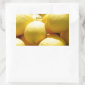 Sticker Rectangulaire Fruits : Citrons (Sac)