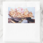 STICKER RECTANGULAIRE FRUITS DE SAISON 6 - HARICOTS ET ROSE (Sac)