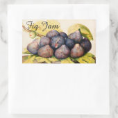 Sticker Rectangulaire FRUITS DE SAISON / FIGUES Préserver Jar À La Cuiss (Sac)