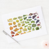 Sticker Rectangulaire Fruits et Légumes ! (Enveloppe)