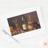 Sticker Rectangulaire Fruits Et Vins vintages (Enveloppe)