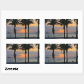 Sticker Rectangulaire Ft. Lauderdale Sunrise (Feuille)