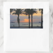 Sticker Rectangulaire Ft. Lauderdale Sunrise (Sac)