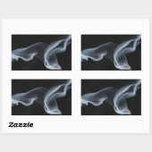 Sticker Rectangulaire Fumée noire (Feuille)