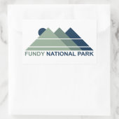Sticker Rectangulaire Fundy National Park Mountain Sun (Sac)