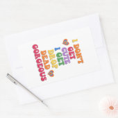Sticker Rectangulaire Funny Colorée LGBTQ Pride Mois (Enveloppe)