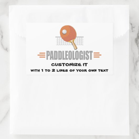 Sticker Rectangulaire Funny Ping (Sac)