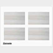 Sticker Rectangulaire Gabarit en bois vierge Design élégant tendance Nat (Feuille)