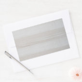 Sticker Rectangulaire Gabarit en bois vierge Design élégant tendance Nat (Enveloppe)