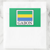 Sticker Rectangulaire Gabon (Sac)