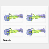 Sticker Rectangulaire galactique (Feuille)