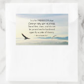 Sticker Rectangulaire Galates 5:1 Pour la LIBERTÉ Christ nous a libérés (Sac)