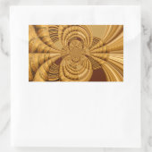 Sticker Rectangulaire Galerie d'or (Sac)