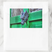 Sticker Rectangulaire Gallois Cast Dragon Head-knocker (Sac)