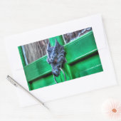 Sticker Rectangulaire Gallois Cast Dragon Head-knocker (Enveloppe)