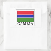 Sticker Rectangulaire Gambie (Sac)