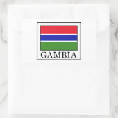 Sticker Rectangulaire Gambie (Sac)