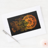 Sticker Rectangulaire Ganesha 02 (Enveloppe)
