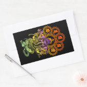 Sticker Rectangulaire Ganesha Guitar 01 (Enveloppe)