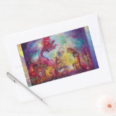 STICKER RECTANGULAIRE GARDEN OF THE LOST SHADOWS / FLYING RED DRAGON (Enveloppe)