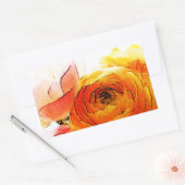 Sticker Rectangulaire Gardenia (Enveloppe)