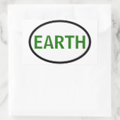 Sticker Rectangulaire Garder la Terre verte (Sac)