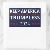 Sticker Rectangulaire Garder l'Amérique sans Trump VII (Sac)