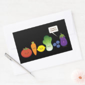 Sticker Rectangulaire Gardez-Le Coloré ! (Enveloppe)