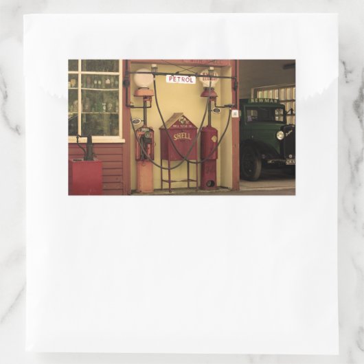 Sticker Rectangulaire Gare nostalgique (Sac)