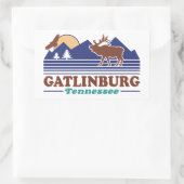 Sticker Rectangulaire Gatlinburg Tennessee (Sac)