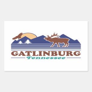 Sticker Rectangulaire Gatlinburg Tennessee