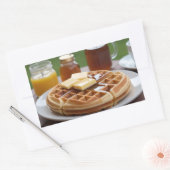 Sticker Rectangulaire gaufres (Enveloppe)