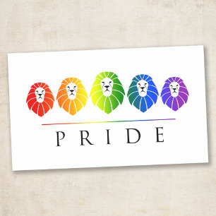 Sticker Rectangulaire Gay pride des Lions - LGBT