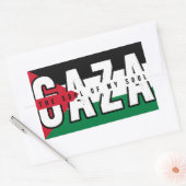 Sticker Rectangulaire GAZA L'âme de mon âme (Enveloppe)