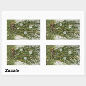 Sticker Rectangulaire Gazon égaré (Feuille)