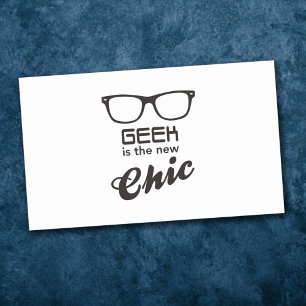 Sticker Rectangulaire Geek Est La Nouvelle Élégance