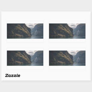 Sticker Rectangulaire Geiranger Fjord Norvège