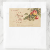 Sticker Rectangulaire gelée de pomme ou en conserve (Sac)