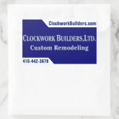 Sticker Rectangulaire Générateurs de horloge (Sac)