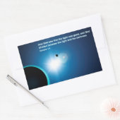 Sticker Rectangulaire Genèse - Lumière Et Ténèbres (Enveloppe)